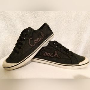 Coach Keeley signature Black and White Sneakers.